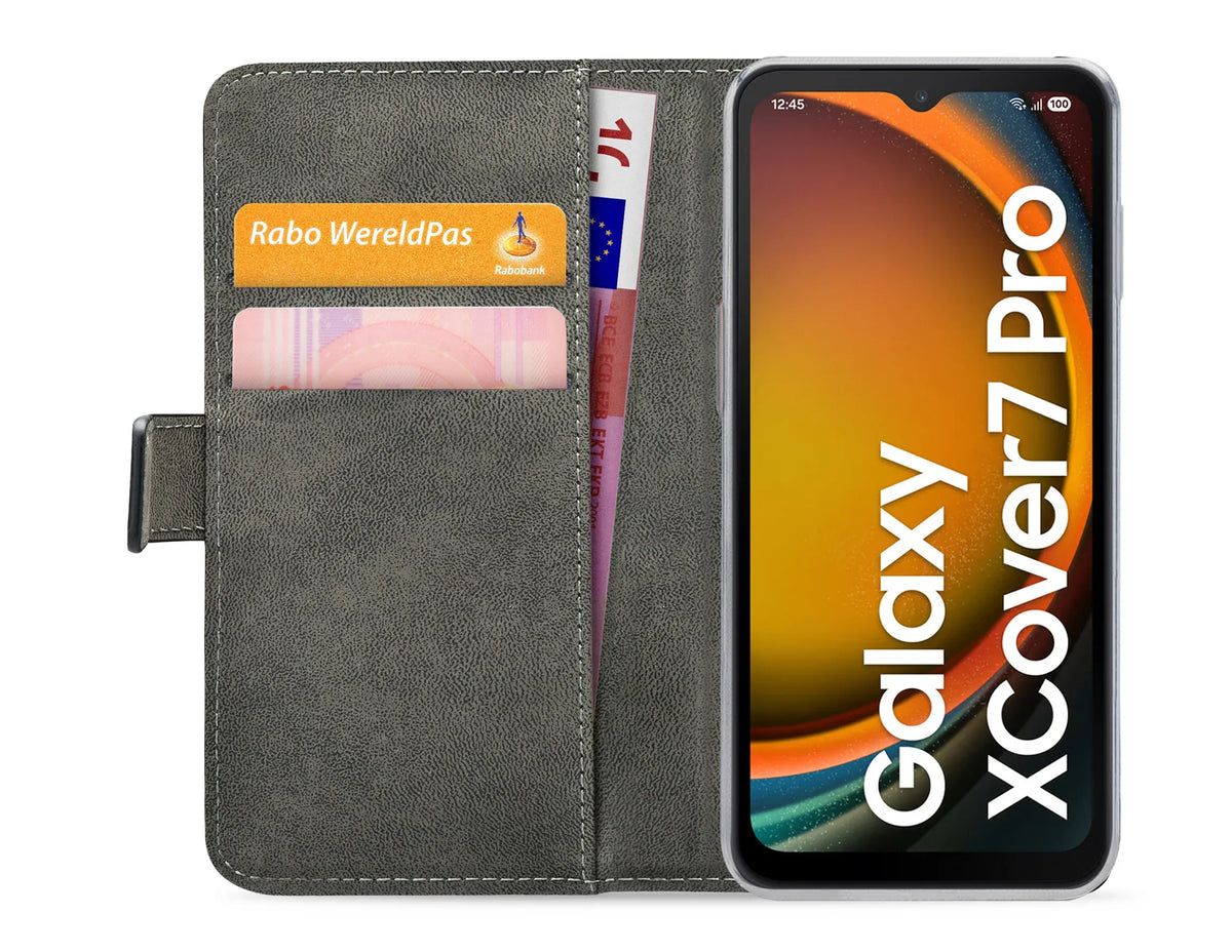 Mobilize Classic Gelly Wallet Book Case Samsung Galaxy Xcover7 Pro 5G Black - Essentify