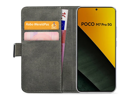 Mobilize Classic Gelly Wallet Book Case Xiaomi Poco M7 Pro 5G Black - Essentify