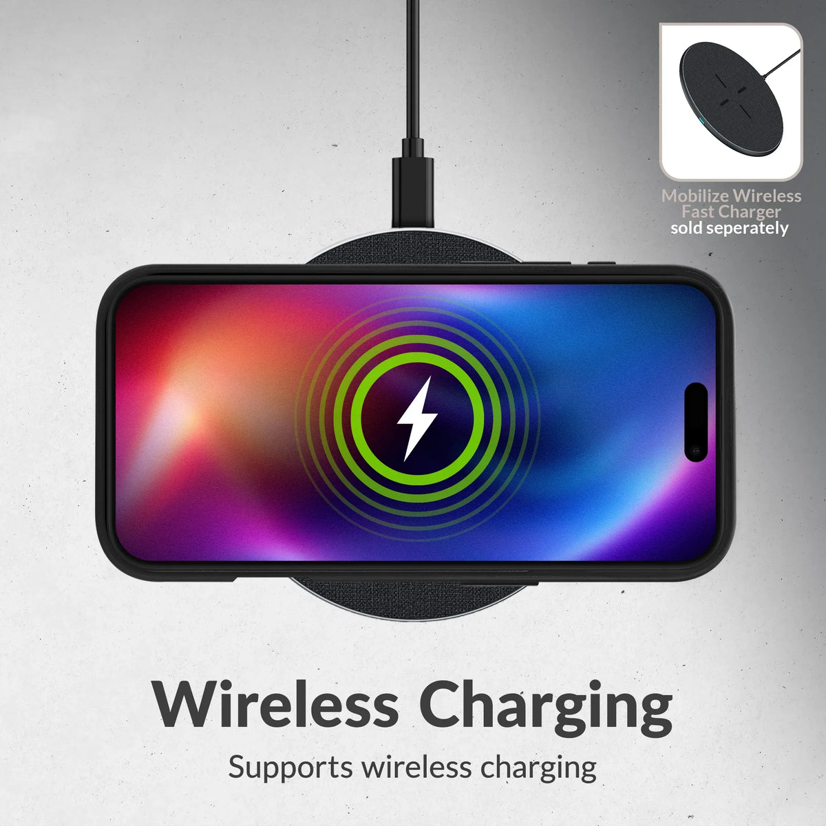 Mobilize 2In1 Magsafe Compatible Gelly Wallet Case Apple Iphone 17 Pro Black - Essentify