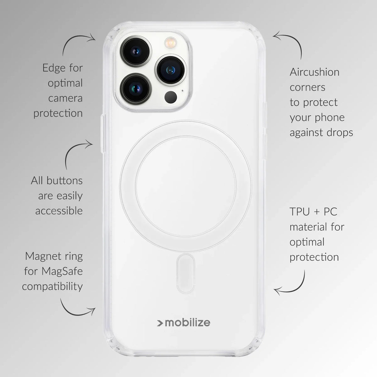 Mobilize Naked Protection Case Apple Iphone 17 Clear - Essentify