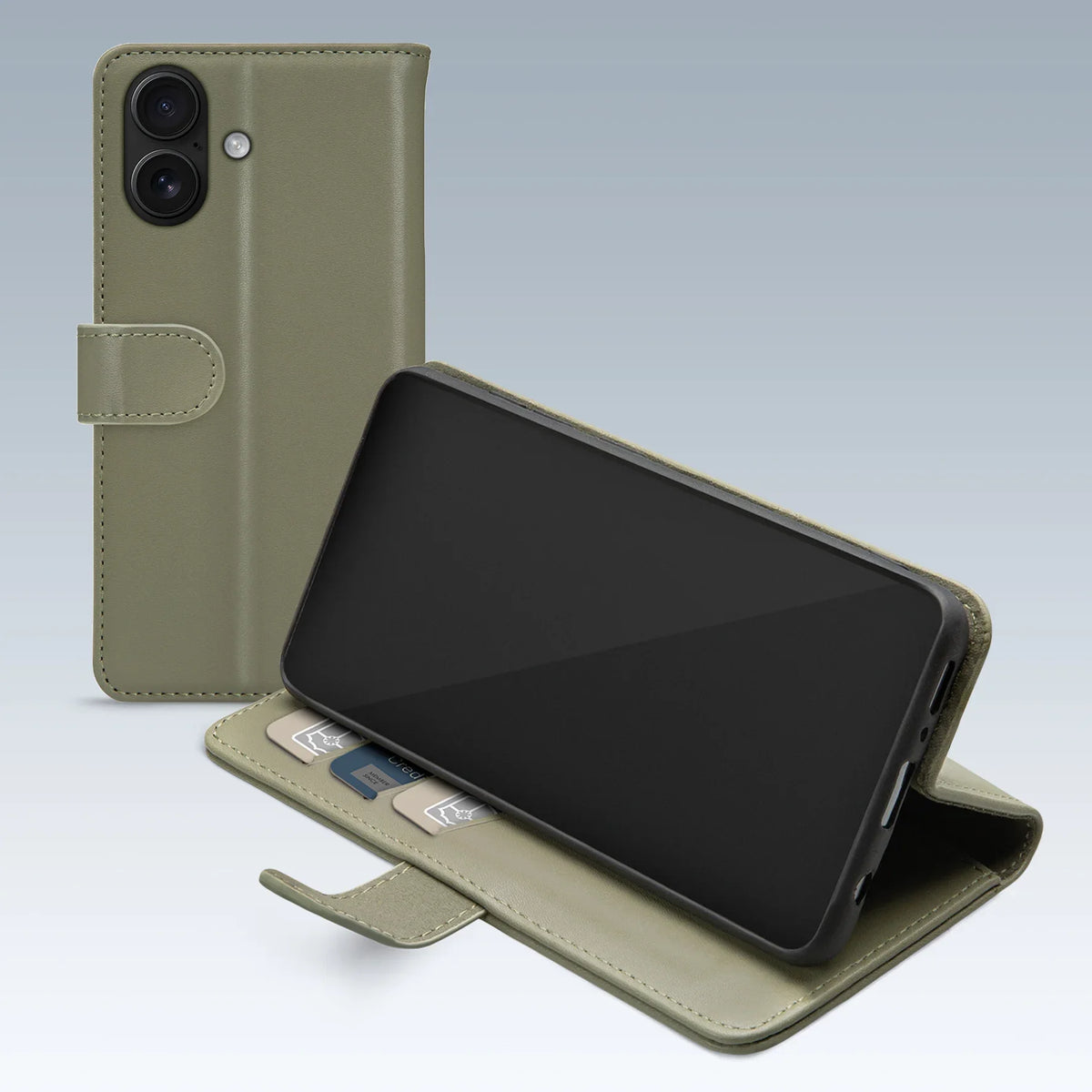 Mobilize Premium Gelly Wallet Book Case Apple Iphone 17 Green - Essentify