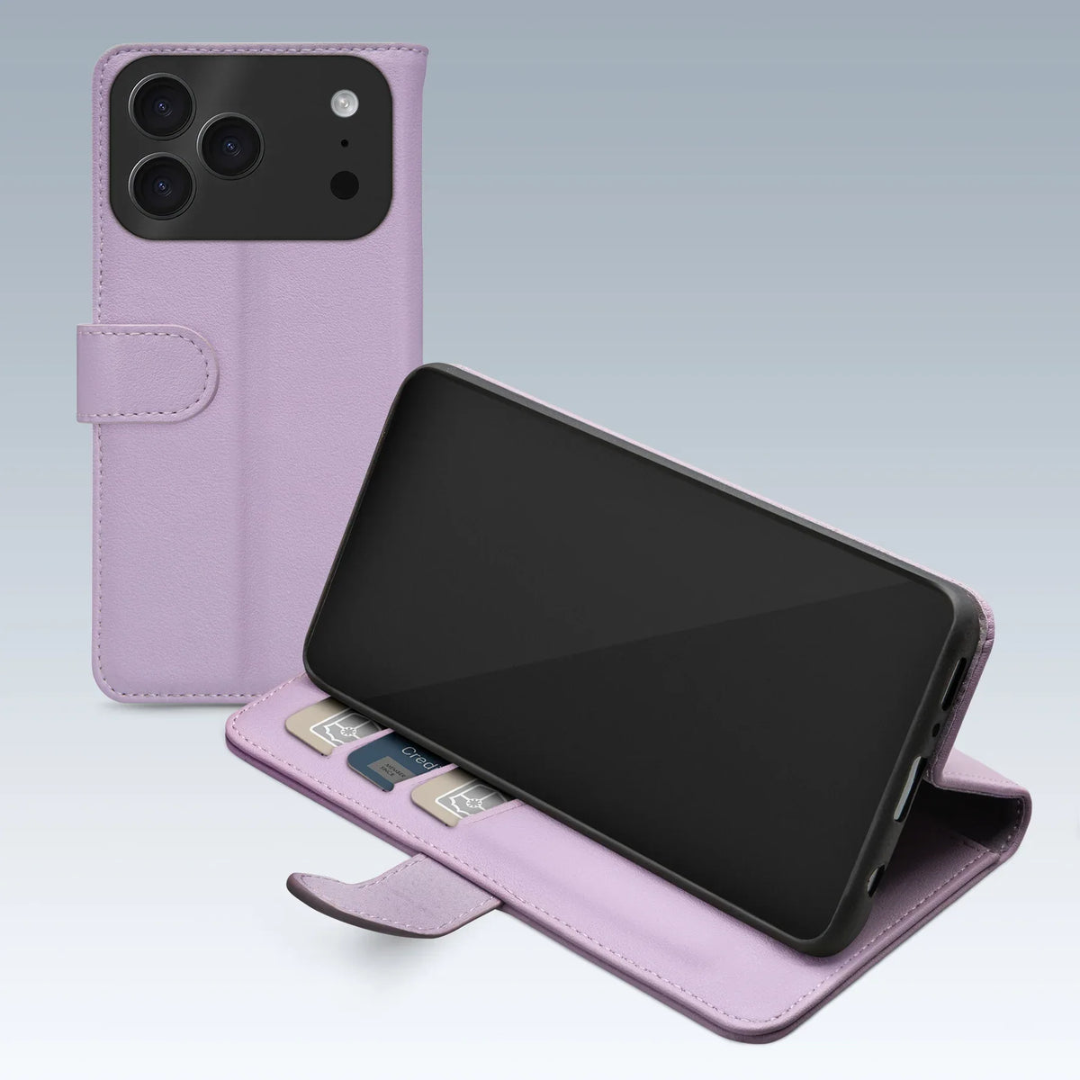 Mobilize Premium Gelly Wallet Book Case Apple Iphone 17 Pro Max Purple - Essentify