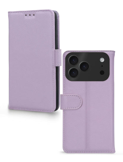 Mobilize Premium Gelly Wallet Book Case Apple Iphone 17 Pro Max Purple - Essentify