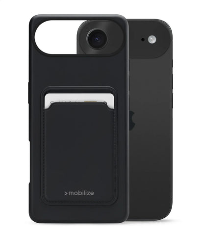 Mobilize Rubber Gelly Card Case Apple Iphone Air Matt Black - Essentify