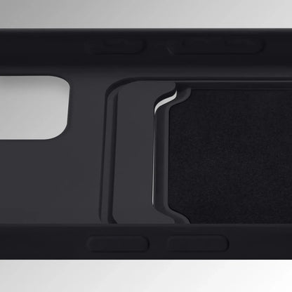 Mobilize Rubber Gelly Card Case Apple Iphone 17 Pro Max Matt Black - Essentify