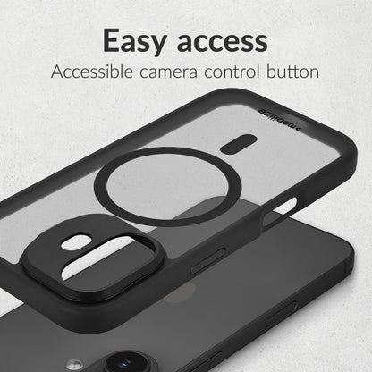 Mobilize Magsafe Compatible Hybrid Pro Case With Camera Stand Apple Iphone Air Black - Essentify