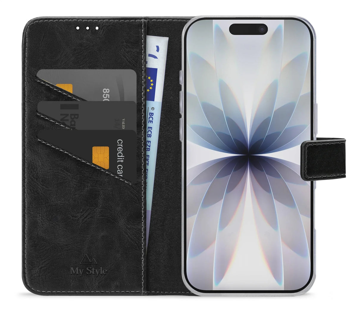 My Style Flex Wallet For Apple Iphone 17 Black - Essentify