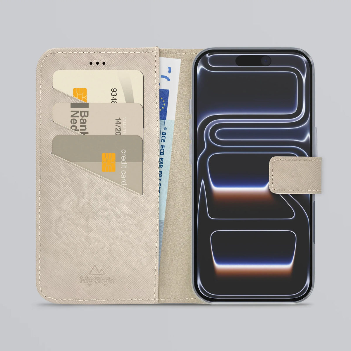 My Style Flex Wallet For Apple Iphone 17 Pro Warm Taupe - Essentify