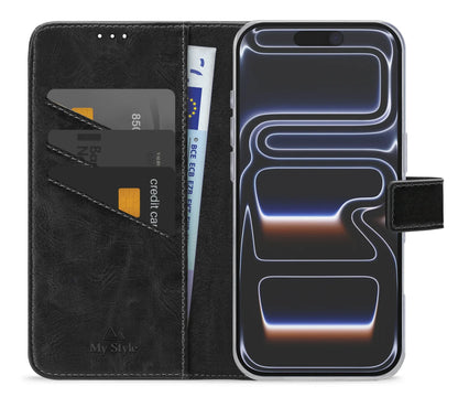 My Style Flex Wallet For Apple Iphone 17 Pro Black - Essentify