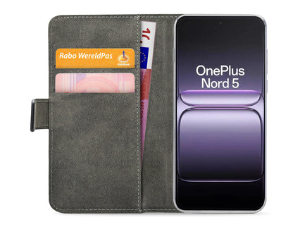 Mobilize Classic Gelly Wallet Book Case Oneplus Nord 5 Black