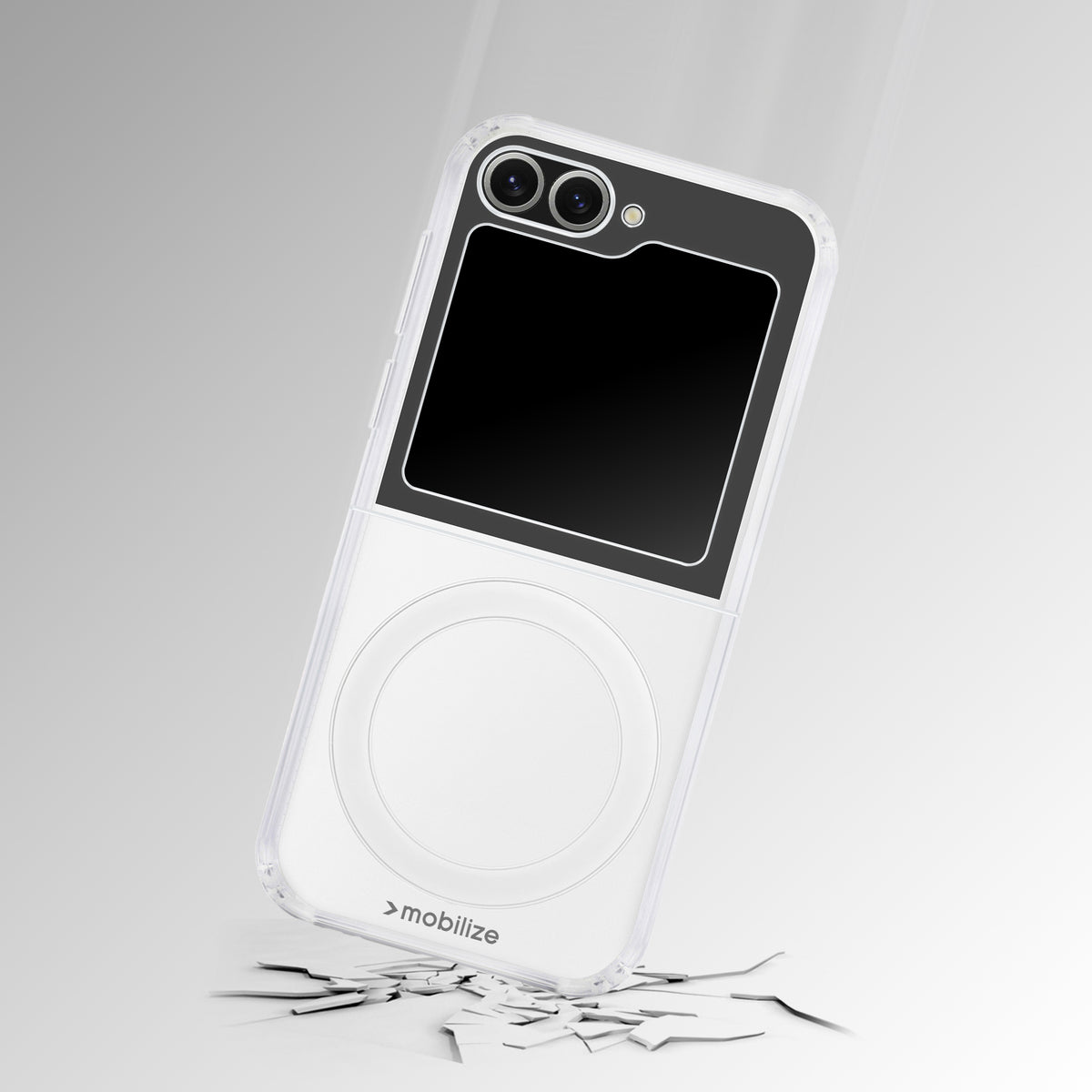 Mobilize Magsafe Compatible Naked Protection Case For Samsung Galaxy Z Flip7 Fe Clear