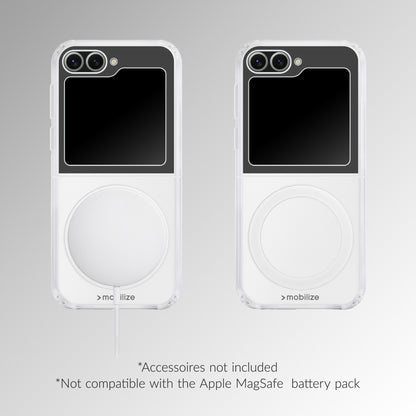 Mobilize Magsafe Compatible Naked Protection Case For Samsung Galaxy Z Flip7 Fe Clear
