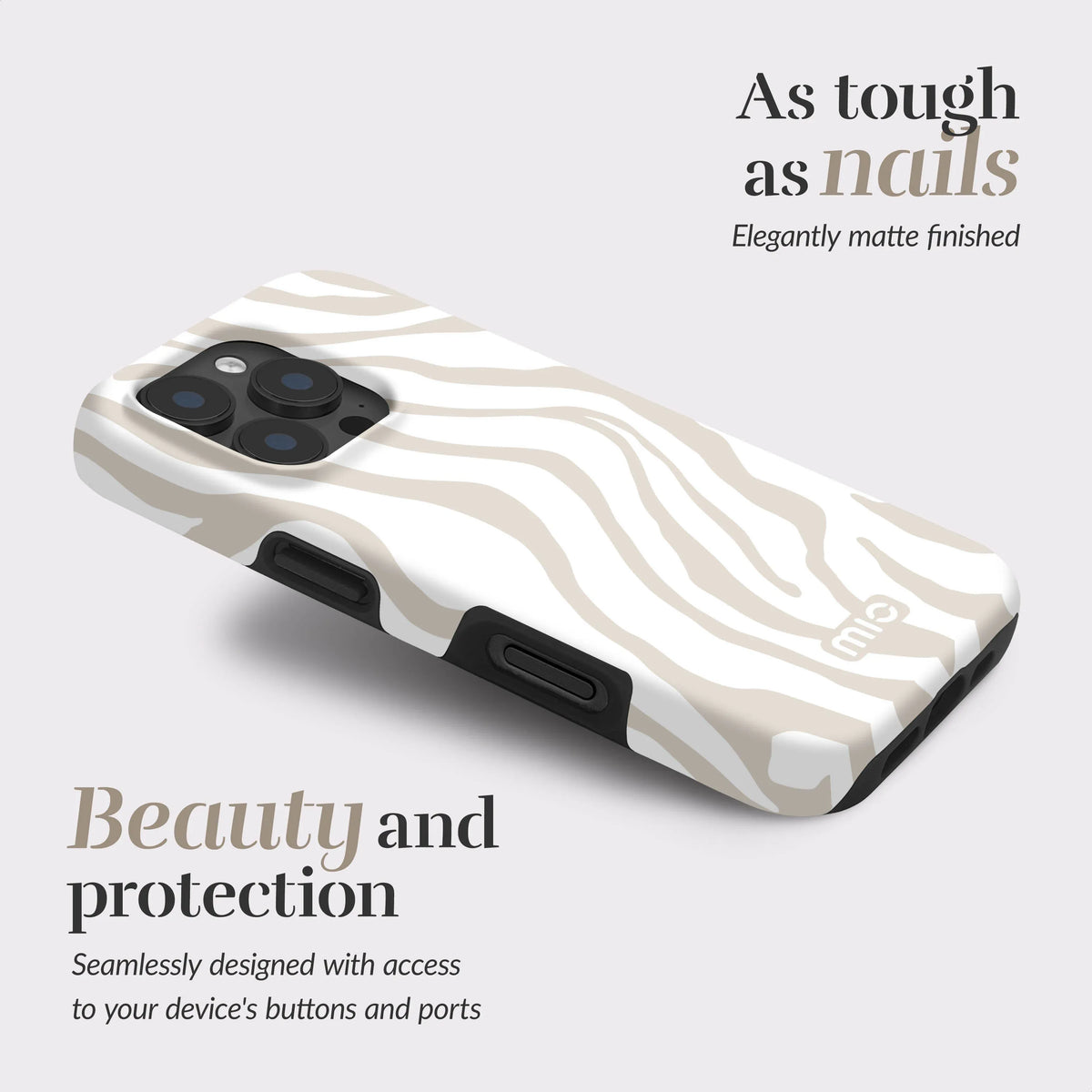 Mio By Mobilize Mio Sandy Zebra Magsafe Compatible For Iphone 17 - Essentify