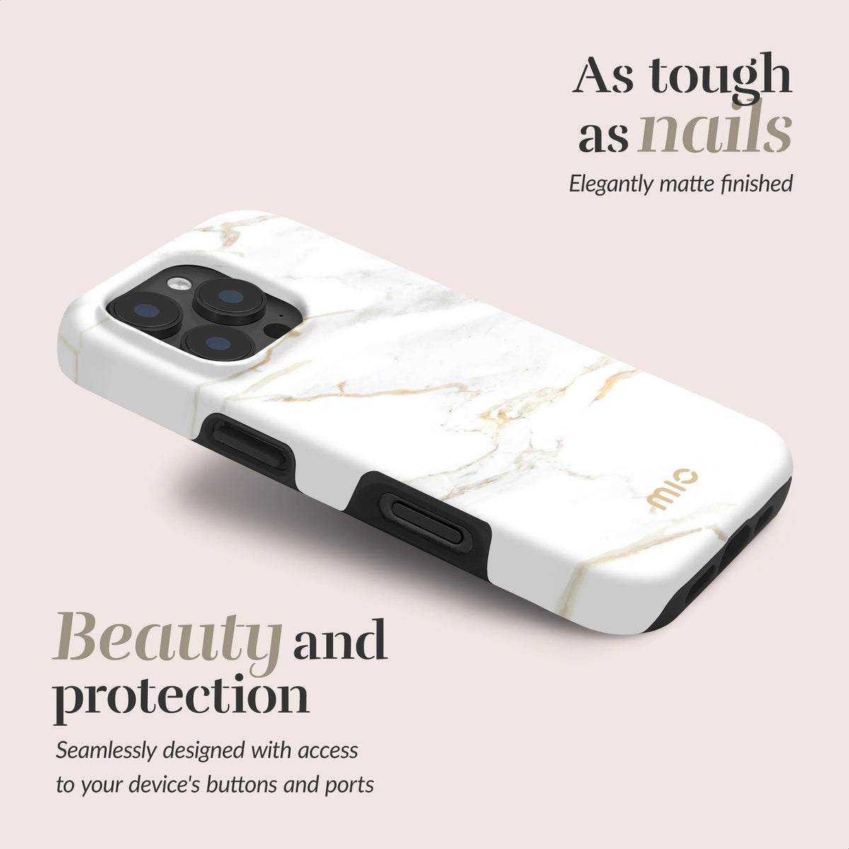 Mio By Mobilize Mio White Marble Magsafe Compatible For Iphone Air - Essentify