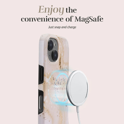 Mio By Mobilize Mio Gold Marble Magsafe Compatible For Iphone 17 Pro - Essentify