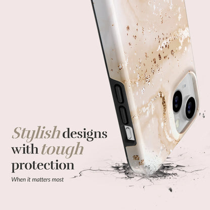Mio By Mobilize Mio Gold Marble Magsafe Compatible For Iphone 17 Pro Max - Essentify