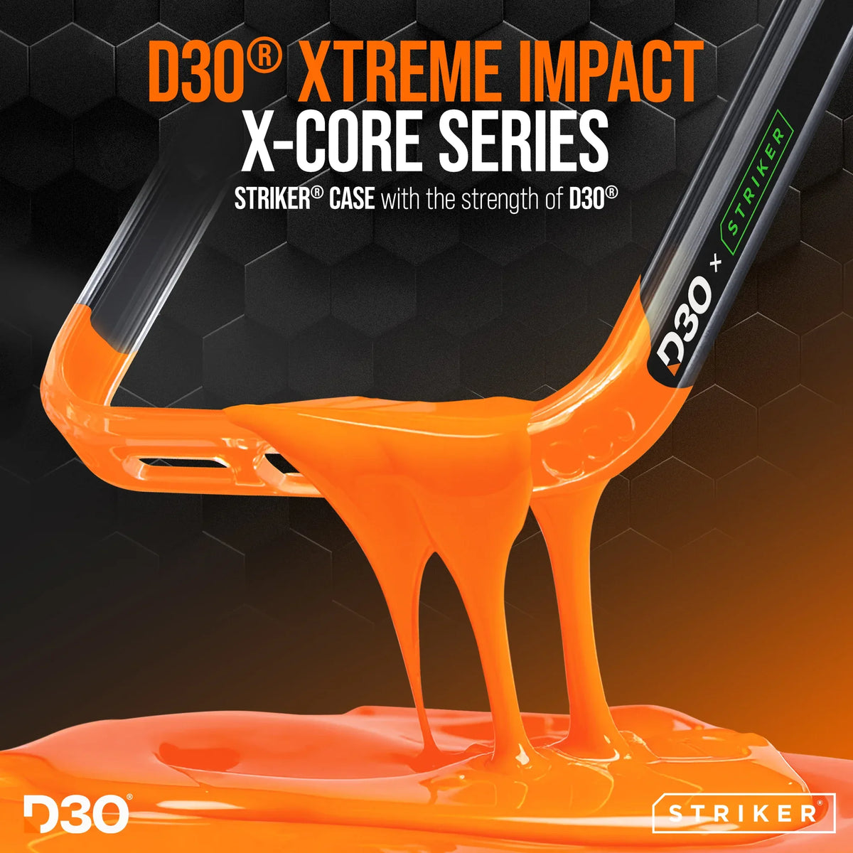 Striker X-Core - D3O Xtreme Impact Mag Case - Clear - Samsung S25 Fe - Essentify