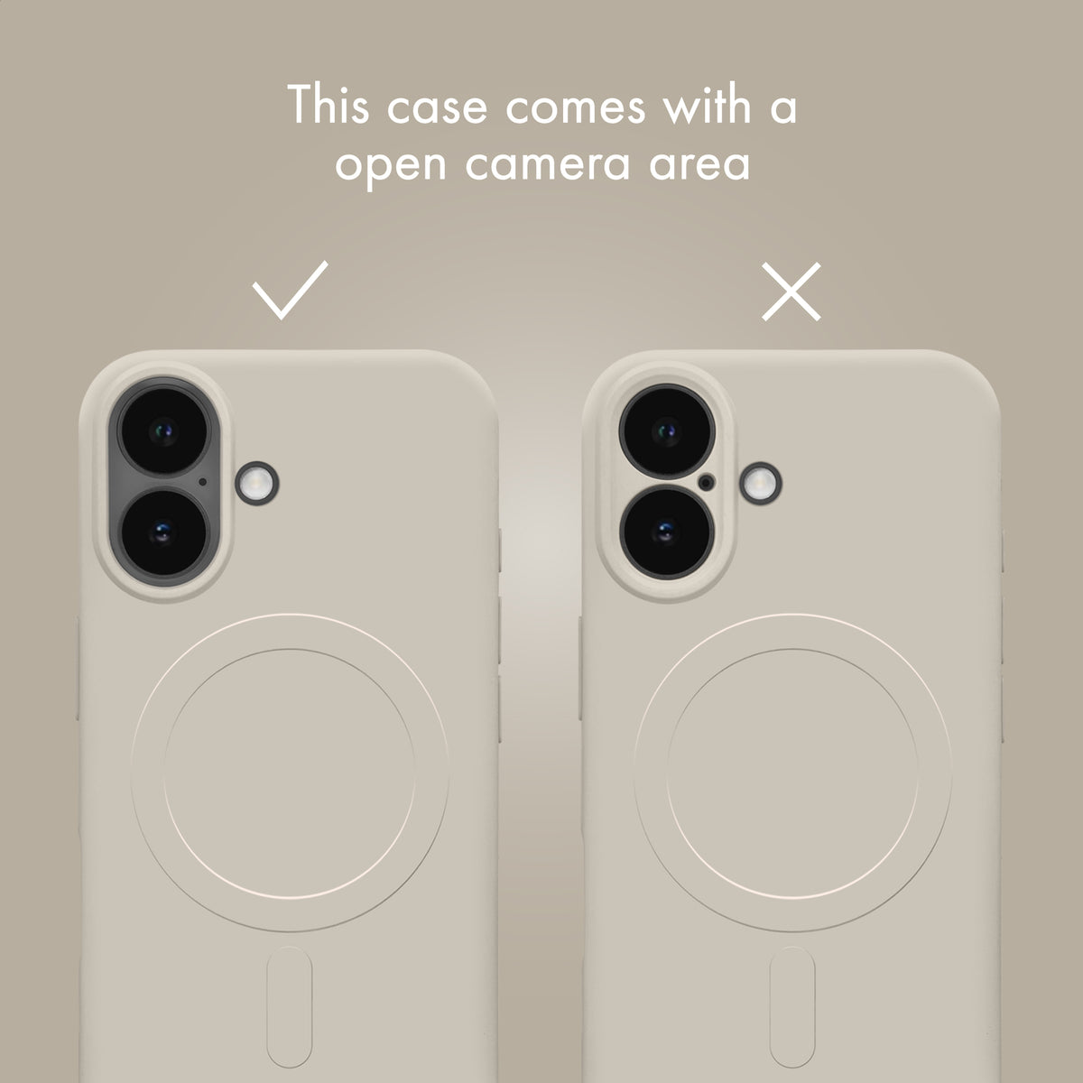 My Style Protective Flex Magsafe Compatible Case For Samsung Galaxy A17 5G Antique White