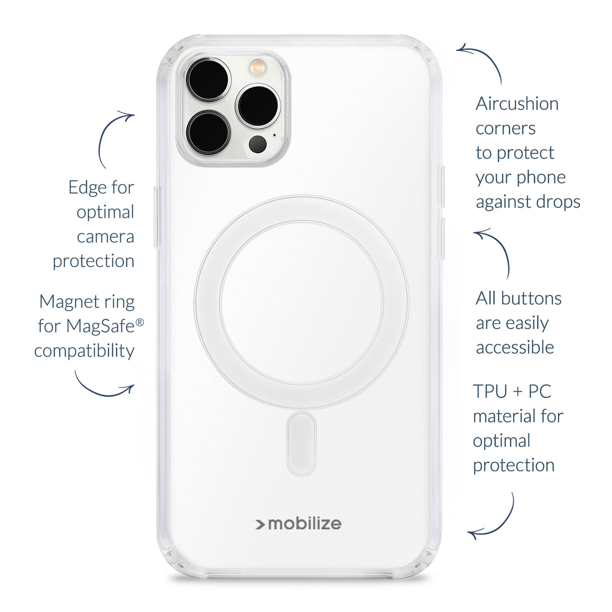 Mobilize Magsafe Compatible Naked Protection Case For Samsung Galaxy A17 (4G/5G) Clear