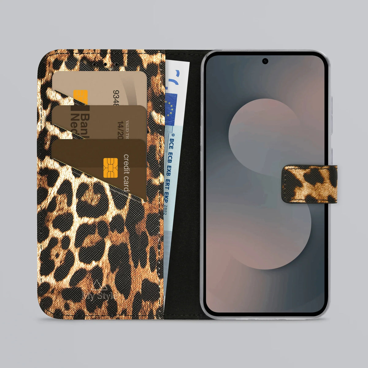 My Style Flex Wallet For Samsung Galaxy S25 Fe 5G Wild Leopard - Essentify