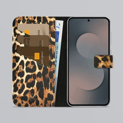 My Style Flex Wallet For Samsung Galaxy S25 Fe 5G Wild Leopard - Essentify