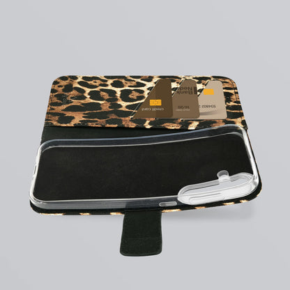 My Style Flex Wallet For Samsung Galaxy S25 Fe 5G Wild Leopard - Essentify
