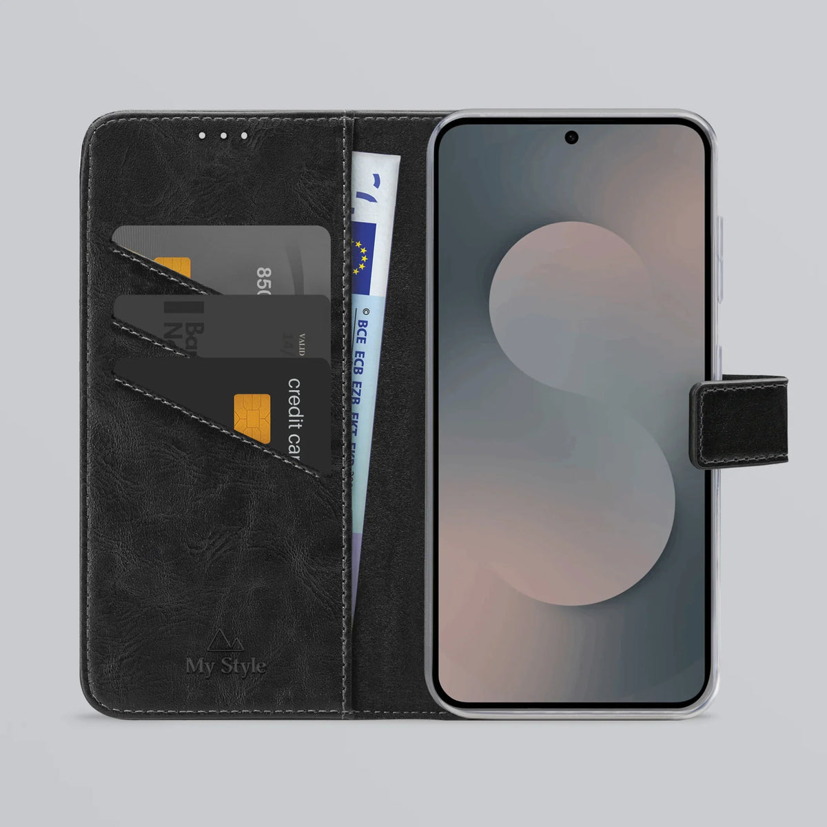 My Style Flex Wallet For Samsung Galaxy S25 Fe 5G Black - Essentify