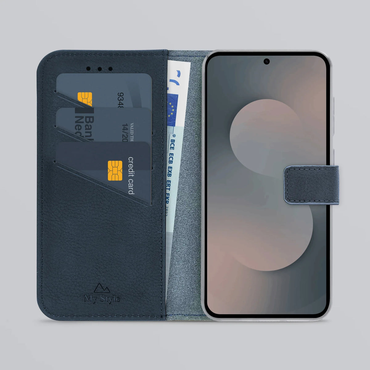 My Style Flex Wallet For Samsung Galaxy S25 Fe 5G Royal Blue - Essentify