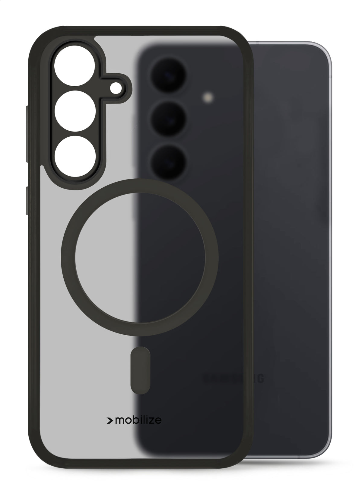 Mobilize Magsafe Compatible Hybrid Case Samsung Galaxy S25 Fe Black