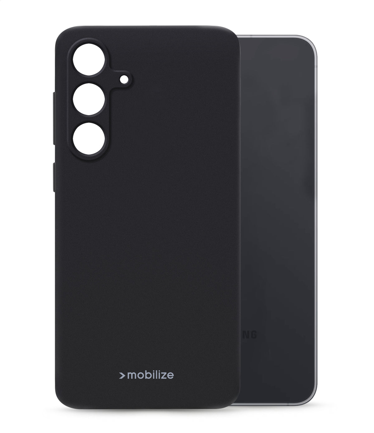 Mobilize Rubber Gelly Case Samsung Galaxy S25 Fe Matt Black
