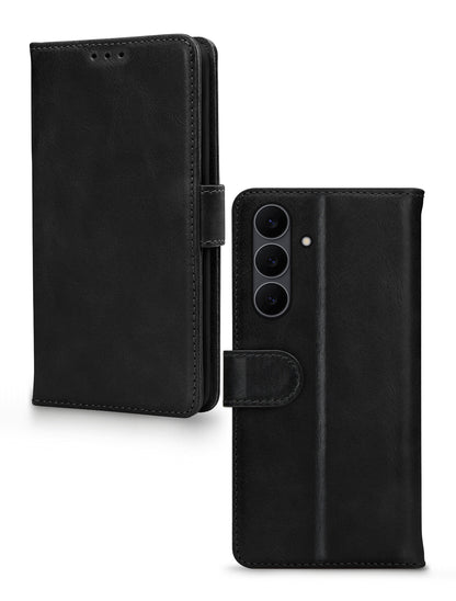 Mobilize Premium Gelly Wallet Book Case Samsung Galaxy S25 Fe Black