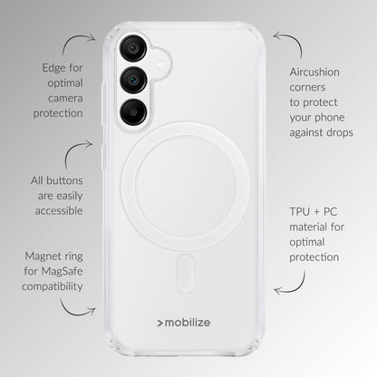 Mobilize Magsafe Compatible Naked Protection Case For Samsung Galaxy S25 Fe Clear