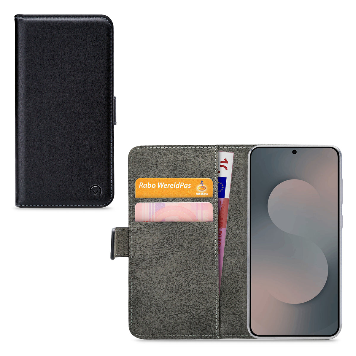 Mobilize Classic Gelly Wallet Book Case Samsung Galaxy S25 Fe Black