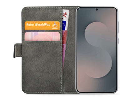 Mobilize Classic Gelly Wallet Book Case Samsung Galaxy S25 Fe Black