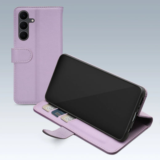 Mobilize Premium Gelly Wallet Book Case Samsung Galaxy S25 Fe Purple - Essentify