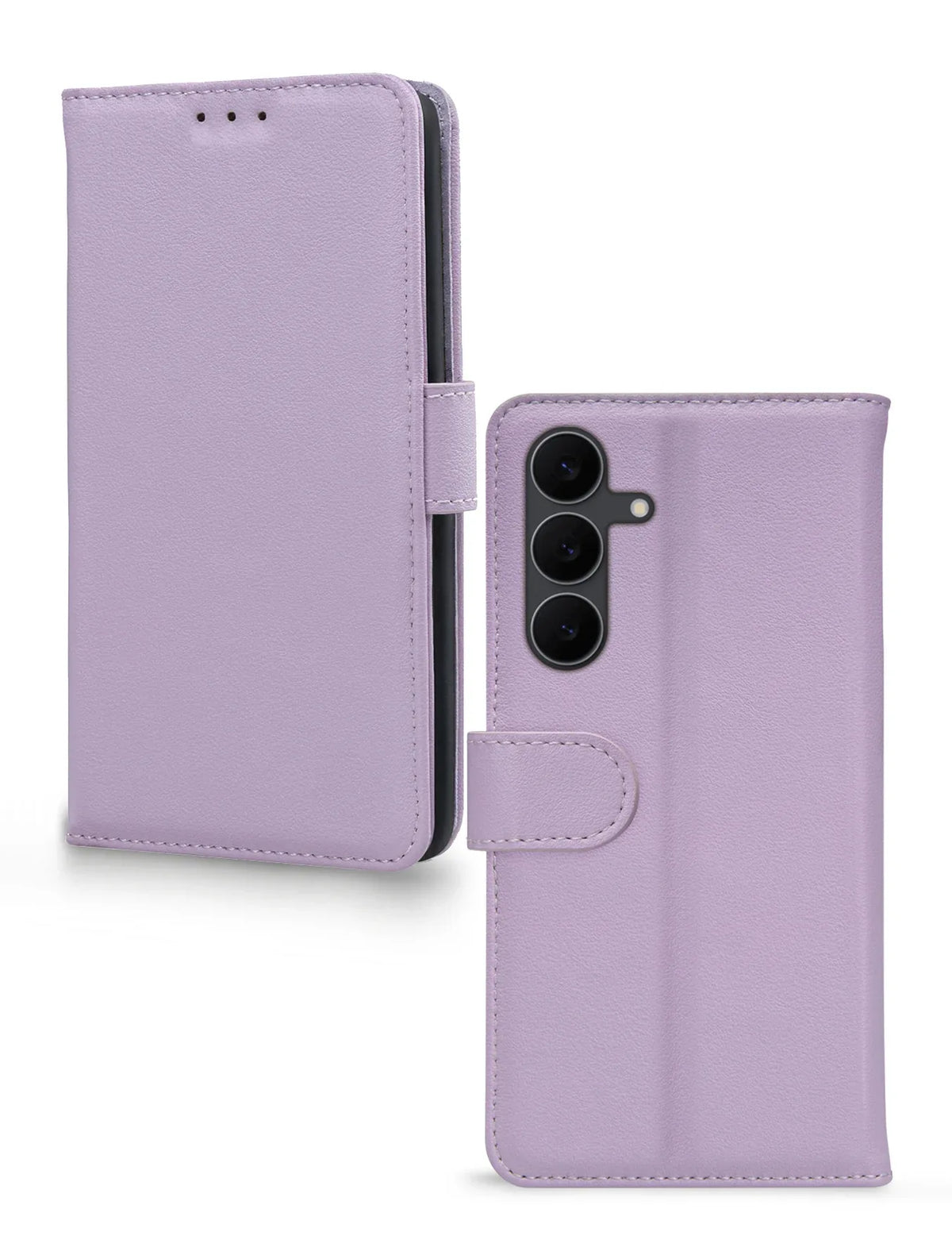 Mobilize Premium Gelly Wallet Book Case Samsung Galaxy S25 Fe Purple - Essentify
