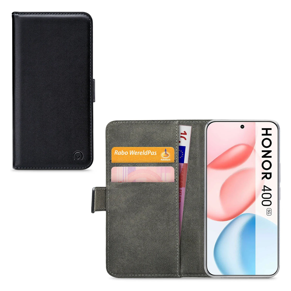 Mobilize Classic Gelly Wallet Book Case Honor 400 Black - Essentify