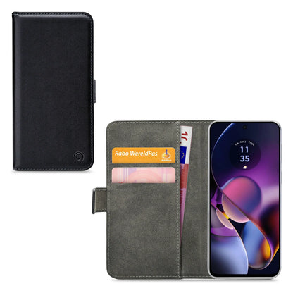 Mobilize Classic Gelly Wallet Book Case Motorola Moto G54 Power Black - Essentify
