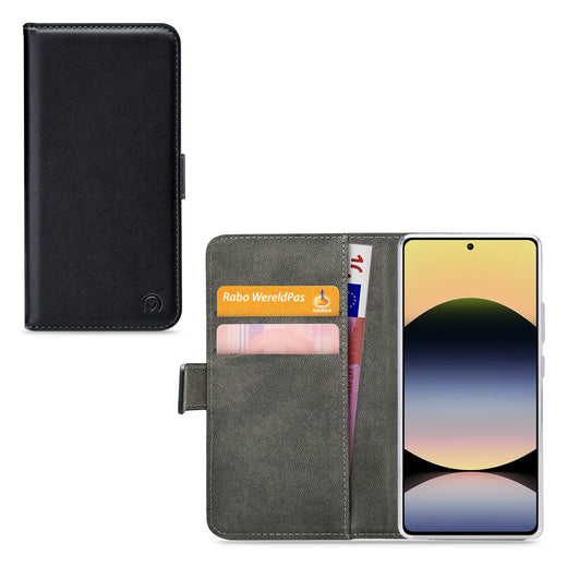 Mobilize Classic Gelly Wallet Book Case Xiaomi Redmi Note 14S Black - Essentify