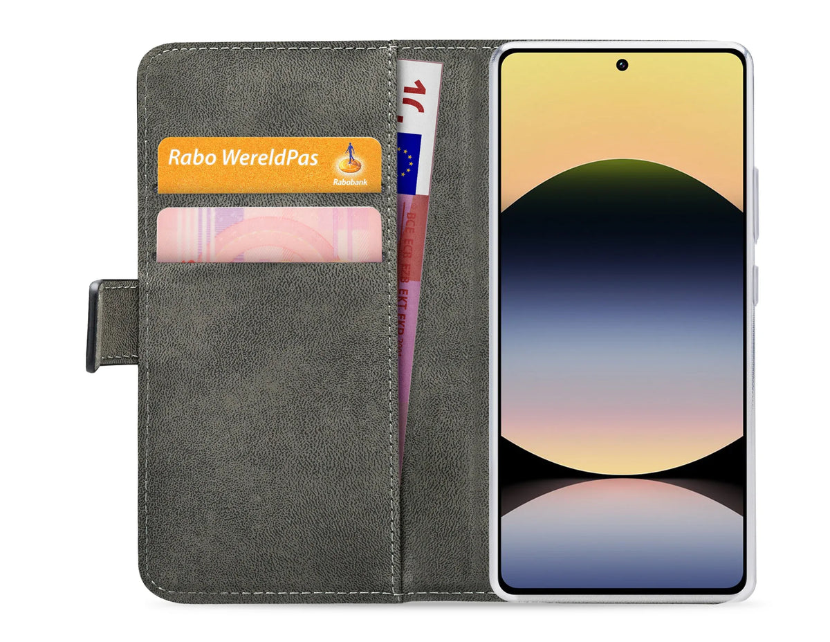 Mobilize Classic Gelly Wallet Book Case Xiaomi Redmi Note 14S Black - Essentify