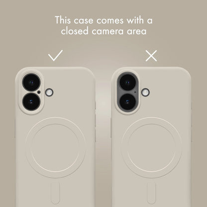 My Style Protective Flex Magsafe Compatible Case For Iphone 17 Antique White - Essentify
