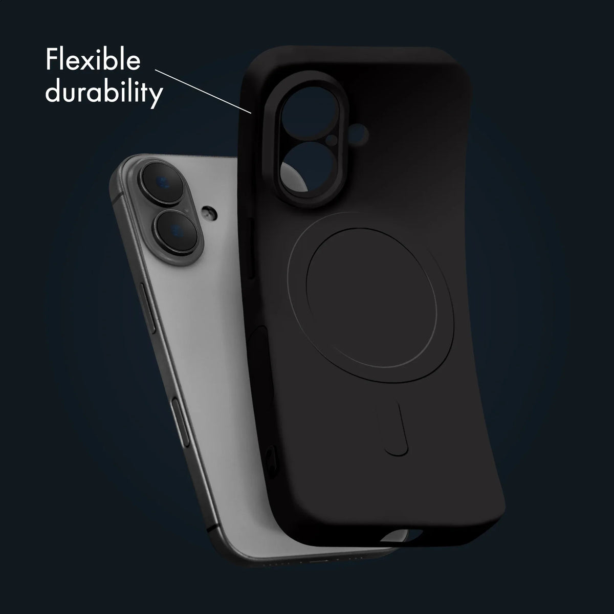My Style Protective Flex Magsafe Compatible Case For Iphone Air Black - Essentify