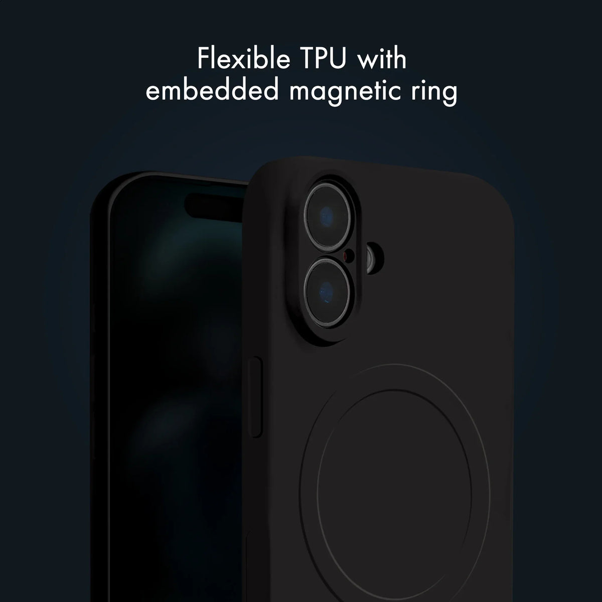 My Style Protective Flex Magsafe Compatible Case For Iphone 17 Pro Black - Essentify