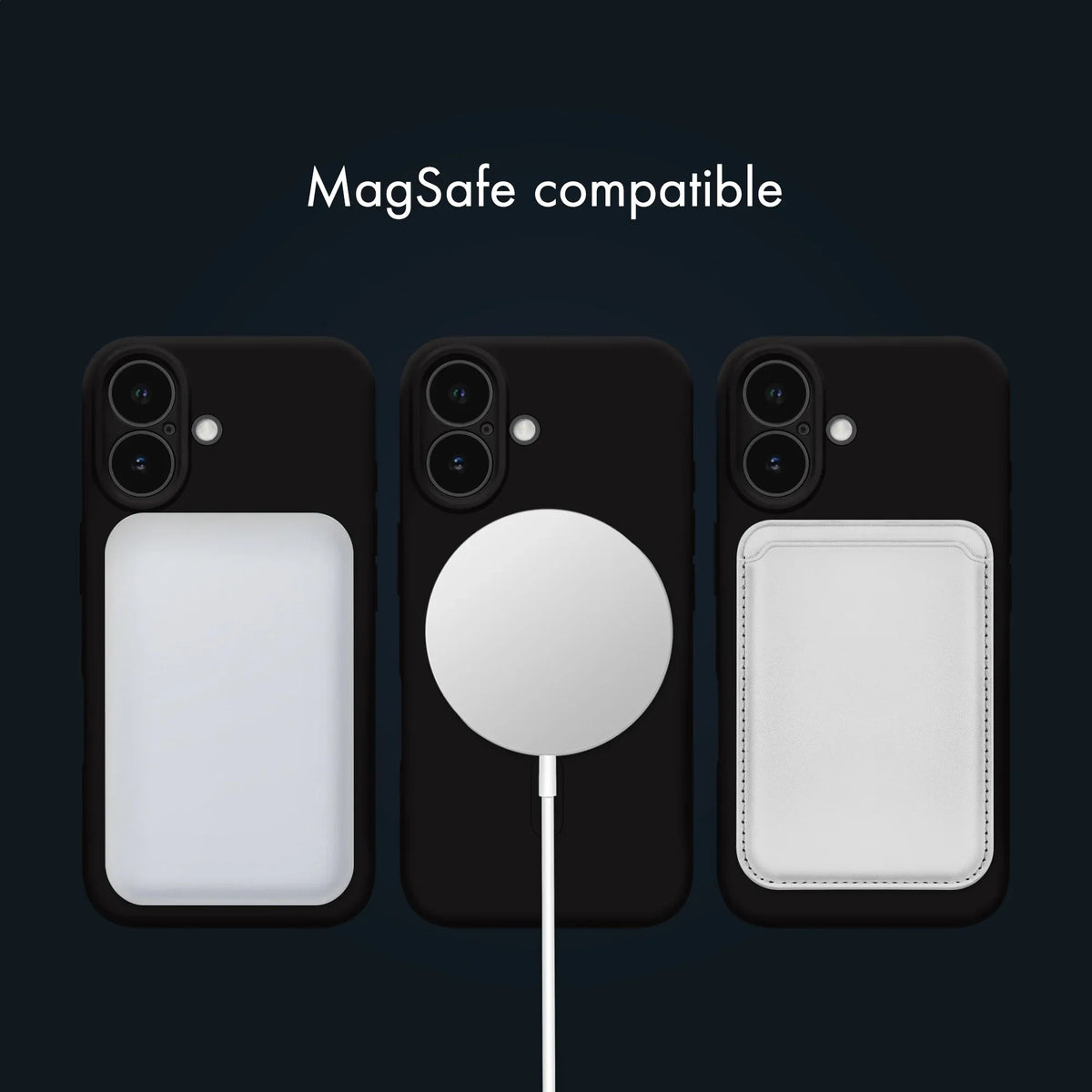 My Style Protective Flex Magsafe Compatible Case For Iphone 17 Pro Black - Essentify