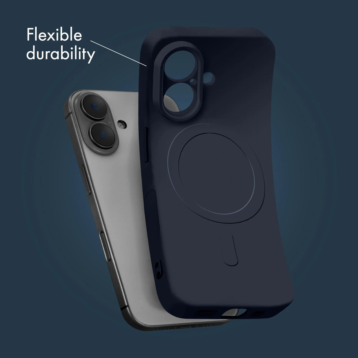 My Style Protective Flex Magsafe Compatible Case For Iphone 17 Pro Midnight Blue - Essentify