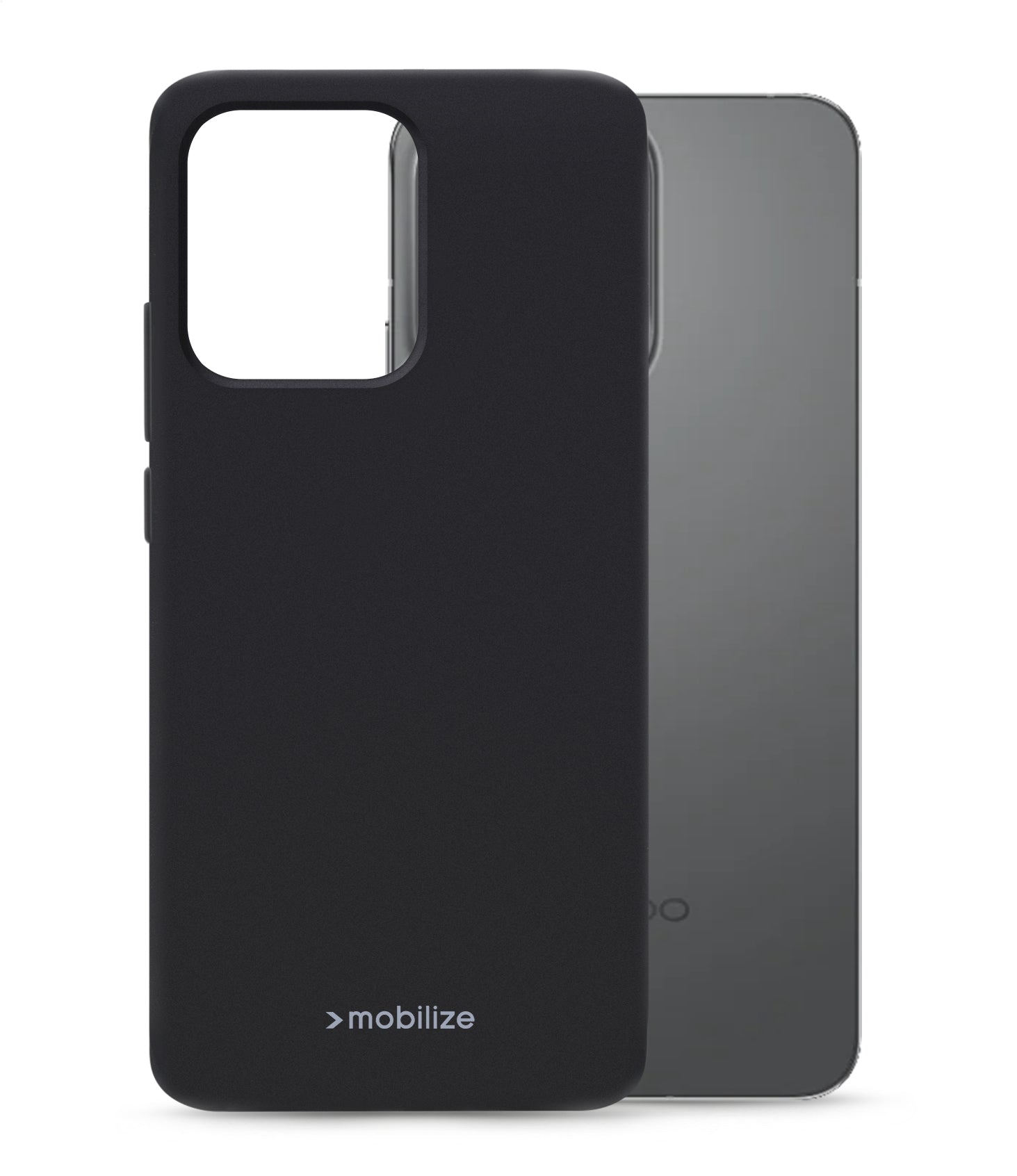 Mobilize Rubber Gelly Case Oppo Reno 14 Pro 5G Matt Black