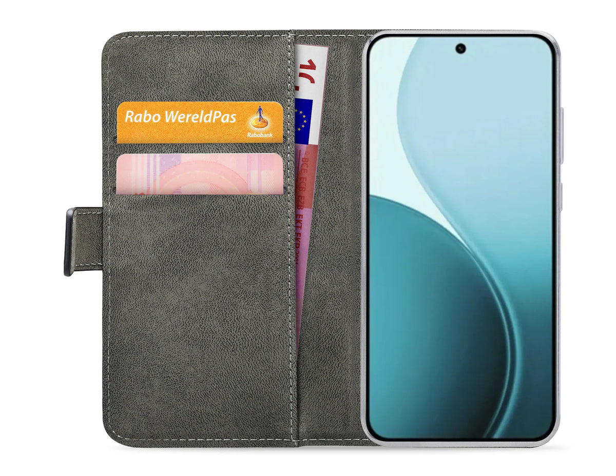 Mobilize Classic Gelly Wallet Book Case Oppo Reno 14 Pro 5G Black - Essentify