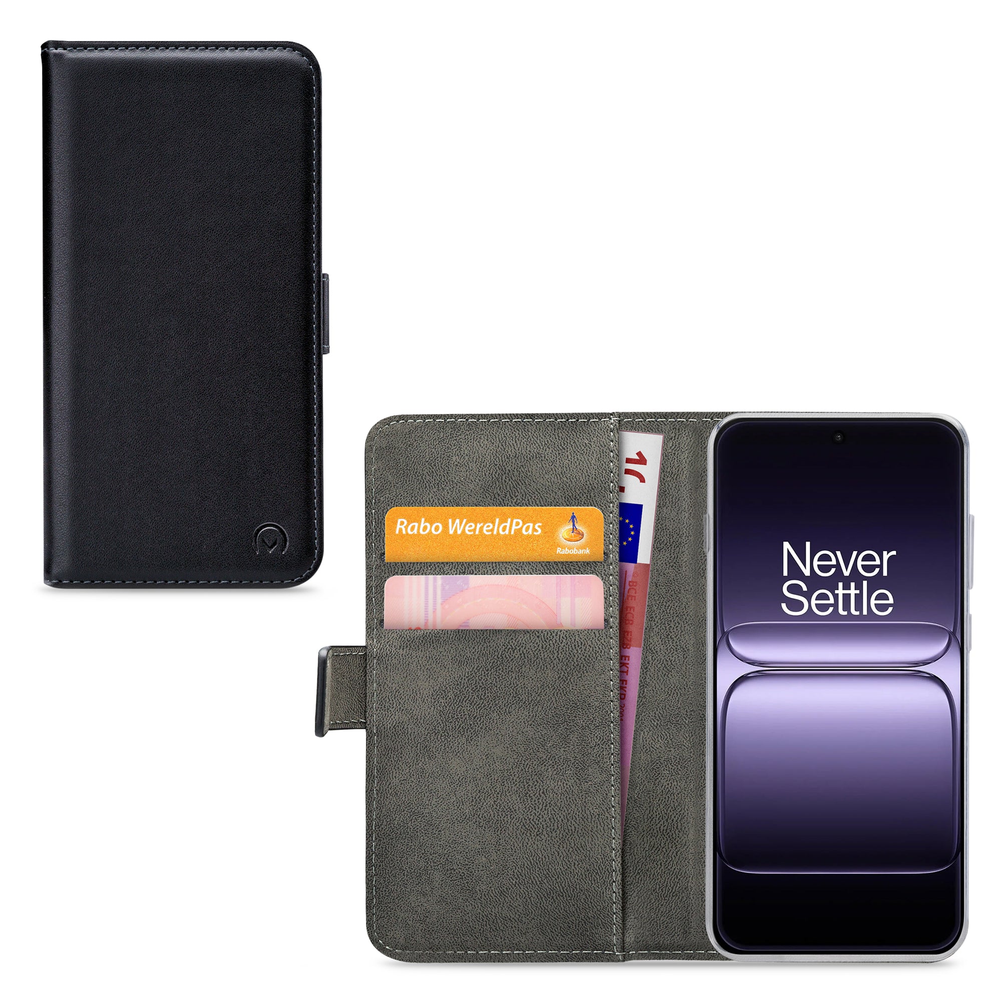 Mobilize Classic Gelly Wallet Book Case Oneplus 13S Black