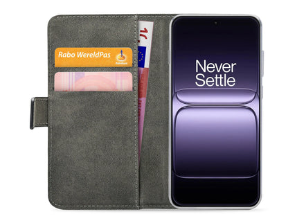 Mobilize Classic Gelly Wallet Book Case Oneplus 13S Black - Essentify