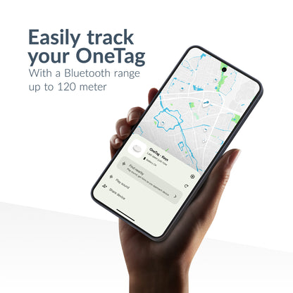 Beeep Onetag Apple Find My & Android Tracker White & Keychain White - 3 Pack